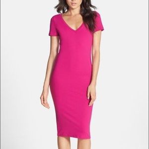 Leith v-neck bodycon dress